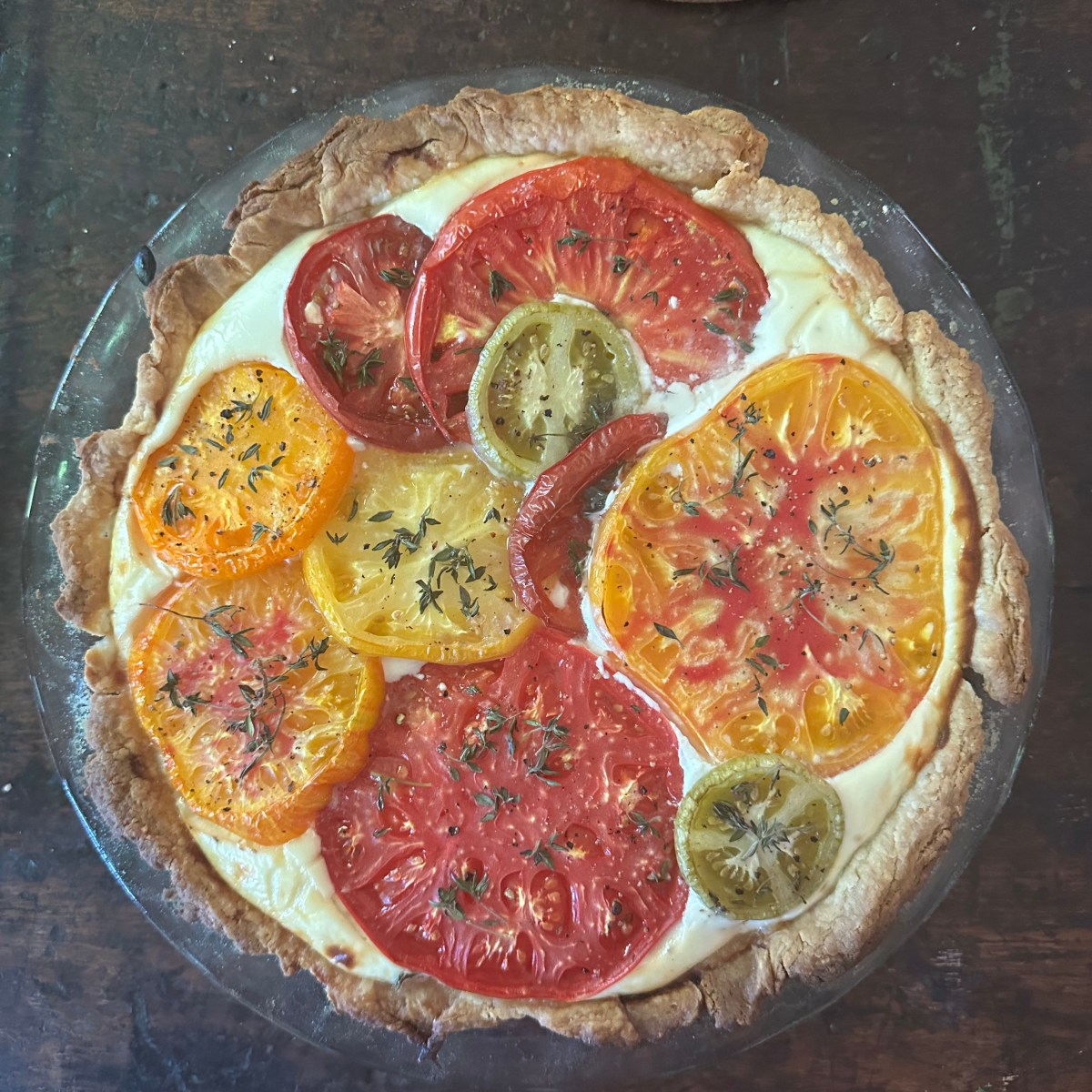 a tomato pie